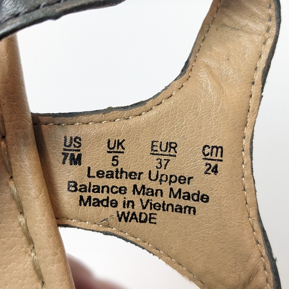 Naturalizer two tone leather sandals - Picture 7 of 16